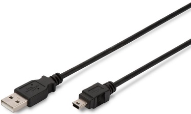 Assmann Cable USB-mini / USB Black 1m