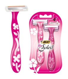 Skustuvas Bic Miss Soleil Pink, 4 vnt