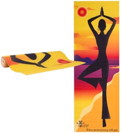 inSPORTline Yoga Mat Medita Yellow Pose