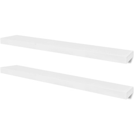 Настенная полка VLX 275999, белый, 20 см x 100 см x 3.8 см
