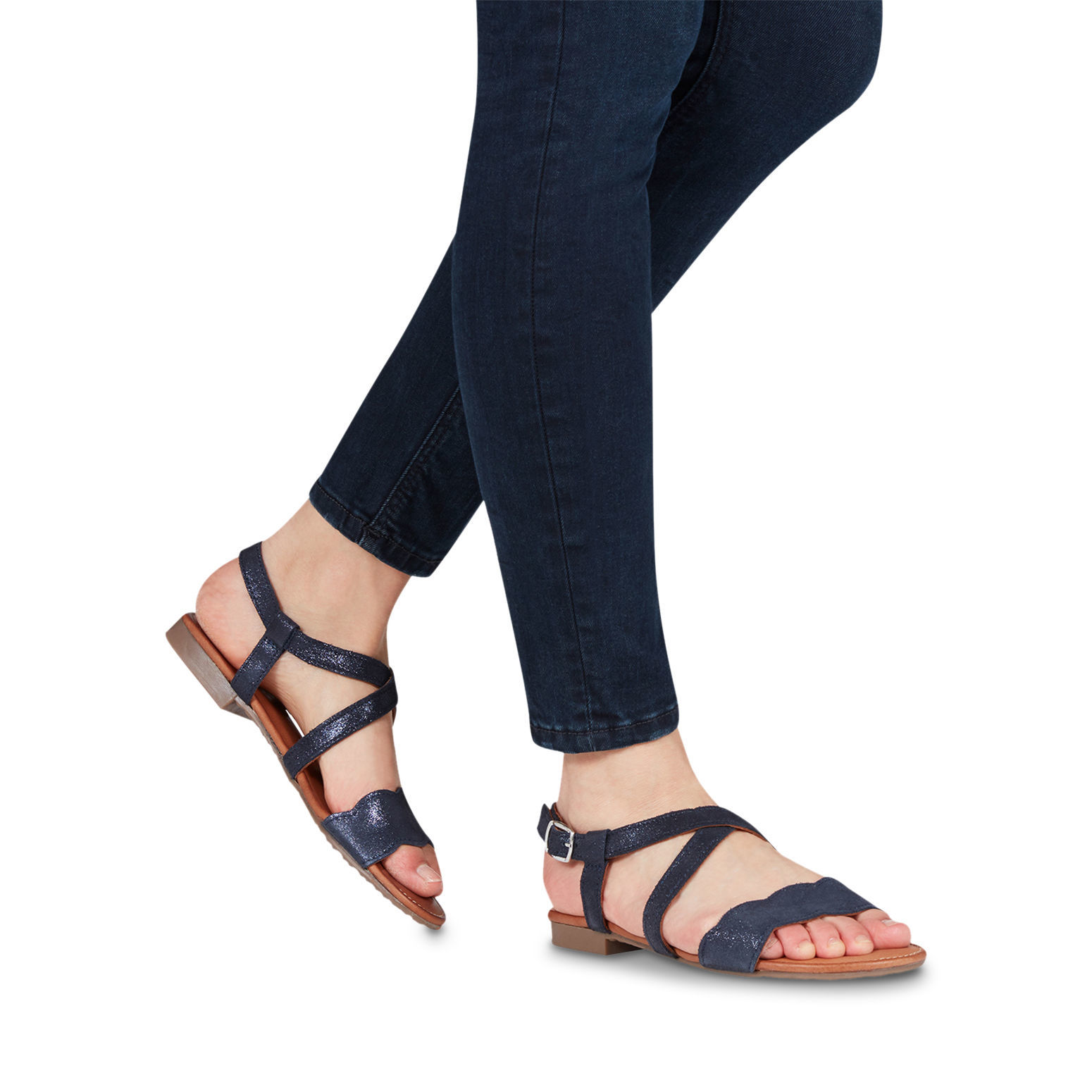 tamaris navy metallic