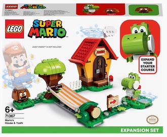 Konstruktors LEGO Super Mario Mario mājas un Joši paplašinājuma maršruts 71367, 205 gab.