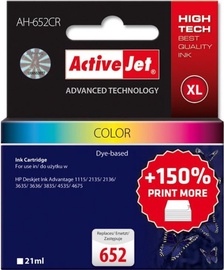 Rašalinio spausdintuvo kasetė ActiveJet Cartridge AH-652CR For HP 21ml MultiColor