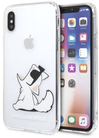 Karl Lagerfeld Choupette Fun KLHCPXCFNRC Back Case For Apple iPhone X/XS Transparent
