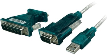 LogiLink Cable USB 2.0 / 9pin / 25pin Black 1.2m