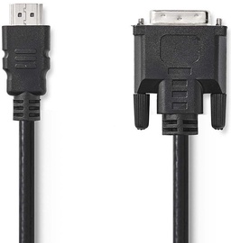 Nedis CCGP34800BK30 DVI Cable to HDMI 3m Black