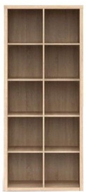 Black Red White Bookshelf Nepo REG/19/8 Sonoma Oak