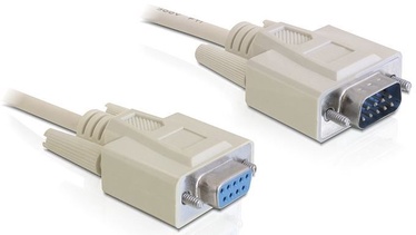 Delock Cable RS-232 SUB-D / RS-232 SUB-D Beige 10m