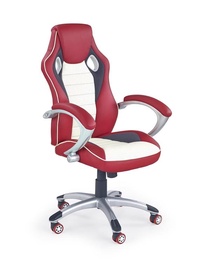 Biroja krēsls Halmar Malibu Red/White