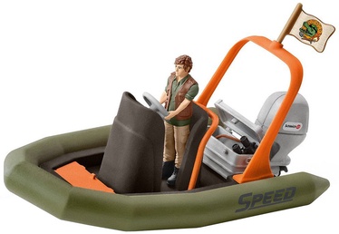 Žaislinė figūrėlė Schleich Dinghy With Ranger 42352