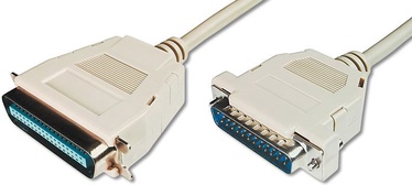 Assmann Printer Cable DSUB/Cent36 Grey 1.8m