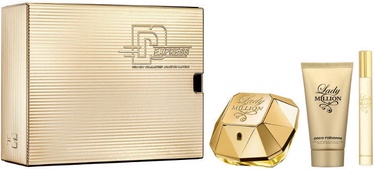 Парфюмированная вода Paco Rabanne Lady Million 50 мл EDP + 75 мл Лосьон для тела + 10 мл EDP