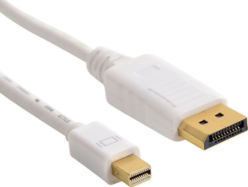 Juhe Sandberg Displayport to Displayport-mini, valge, 2 m