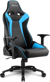 Spēļu krēsls Sharkoon Elbrus 3, zila/melna