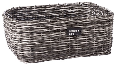 Home4you Basket Ruby-1 44x33x18cm Grey