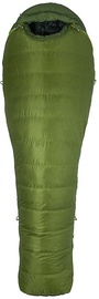 Guļammaiss Marmot Never Winter Regular LZ Cilantro/Tree Green, kreisais, 210 cm