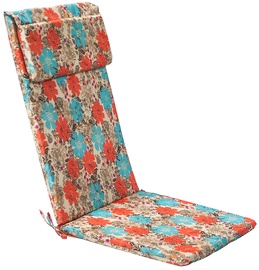 Home4you Chair Cover Simple 50x120x3cm Red/Blue Flowers