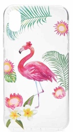 Mocco Summer Flamingo Back Case For Samsung Galaxy S8 Transparent