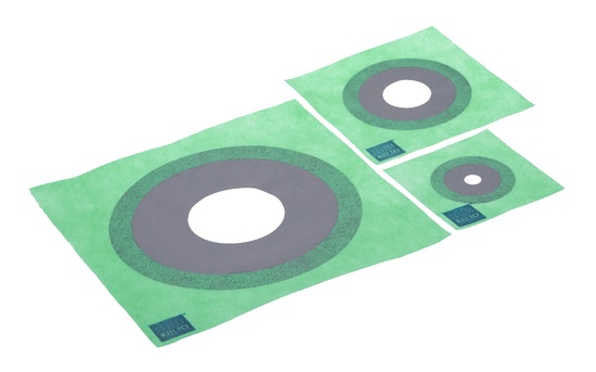 Veekindel mansett Kiilto Kerasafe Elastic Gasket, tekstiil/polüuretaan, 16 cm x 16 cm