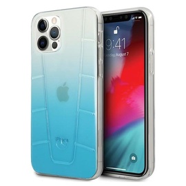 Чехол для телефона Mercedes MEHCP12MCLGBL, Apple iPhone 12/Apple iPhone 12 Pro, прозрачный/голубой
