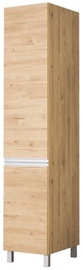 Нижний кухонный шкаф Bodzio Monia, коричневый, 400 мм x 590 мм x 2070 мм