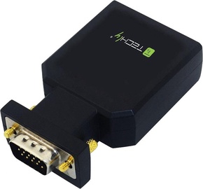 Techly 026517 HDMI to VGA with Audio Mini Converter