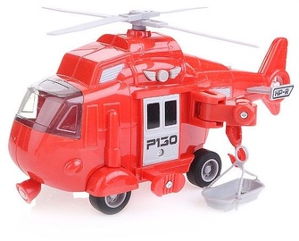 Rotaļu lidmašīna Wenyi Service Recue Helicopter, sarkana