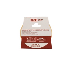 HausHalt Masking Tape For Indoor Application 19mm 50m