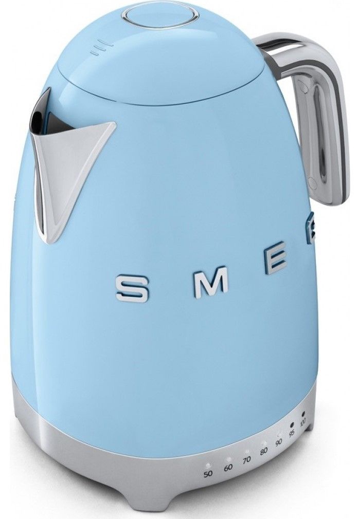 Elektriline veekeetja Smeg KLF02PBEU, 1.7 l, sinine/roostevaba teras