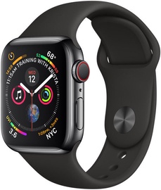 Apple Watch Series 4 40mm LTE Sports Bracelet Stainless Steel Black