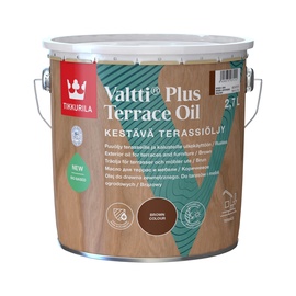 Древесное масло Tikkurila Valtti Plus Terrace Oil, коричневый, 2.7 l