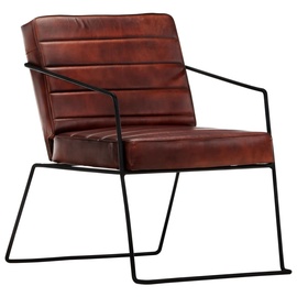 Tugitool VLX Leather 284412, must/tumepruun, 70 cm x 52 cm x 71 cm