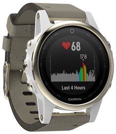 Garmin Fenix 5S Sapphire Champagne Suede Grey Band