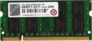 Transcend 2GB 667MHz DDR2 CL5 SODIMM JM667QSU-2G