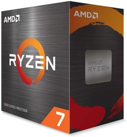 Procesorius AMD Ryzen 7 5800X 3.8GHz 32MB BOX 100-100000063WOF, 3.8GHz, AM4, 32MB