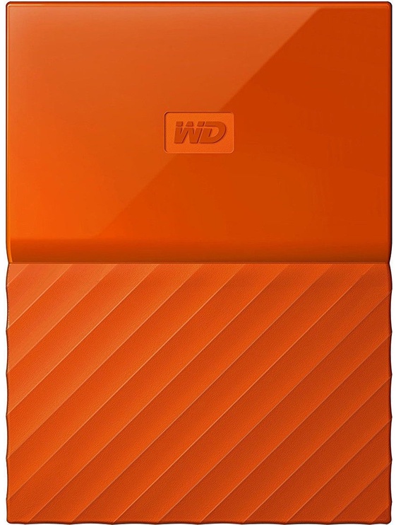 Kietasis diskas Western Digital My Passport, HDD, 1 TB, oranžinė