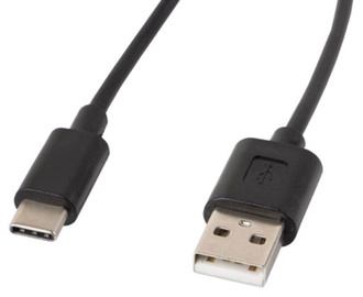 Провод Lanberg USB-A - microUSB USB 2.0 A male, Micro USB 2.0 B male, 1.8 м, черный