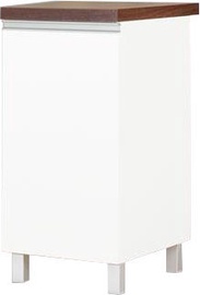 Нижний кухонный шкаф Bodzio Sandi 40 Left White, 400x520x860 мм