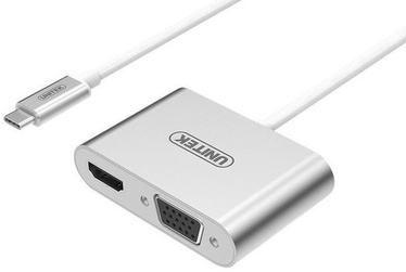 Unitek Adapter USB Type-C to HDMI/VGA