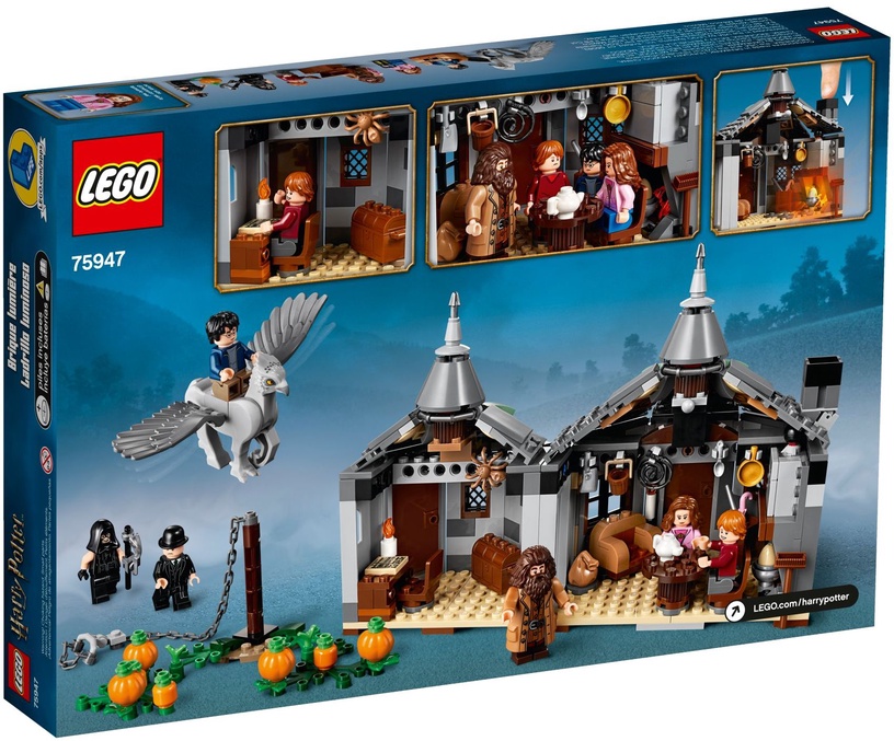 Konstruktors LEGO Harry Potter Hagrida būda: Švītknābja glābšana 75947, 496 gab.