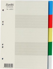 Bantex Strong Line A5 Divider Index 1-5 Coloured