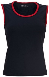 Krekls bez piedurknēm, sieviešu Bars, melna/sarkana, XL
