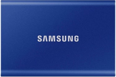 Жесткий диск Samsung T7, SSD, 1 TB, синий