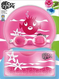 Очки для плавания Beco Sea Life, белый/розовый