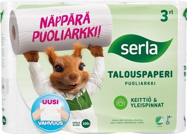 Popierinai rankšluosčiai Serla, 2 sl., 3 vnt.
