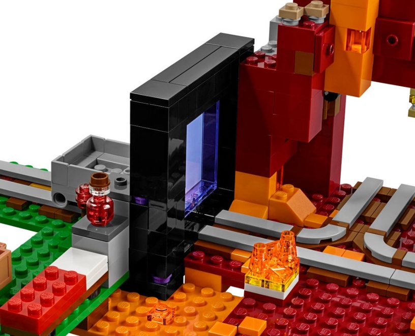Konstruktor LEGO Minecraft Netheri portaal 21143, 470 tk
