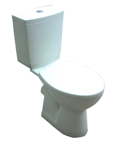 Туалет, напольный Cersanit Senator, с крышкой, 355 мм x 660 мм