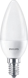 Spuldze Philips LED, silti balta, E14, 7 W, 806 lm, 2 gab.