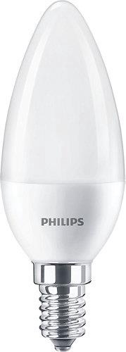 Лампочка Philips LED, теплый белый, E14, 7 Вт, 806 лм, 2 шт.
