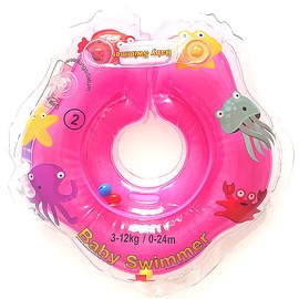 Piepūšams riņķis Baby Swimmer Inflatable Neck Ring, rozā